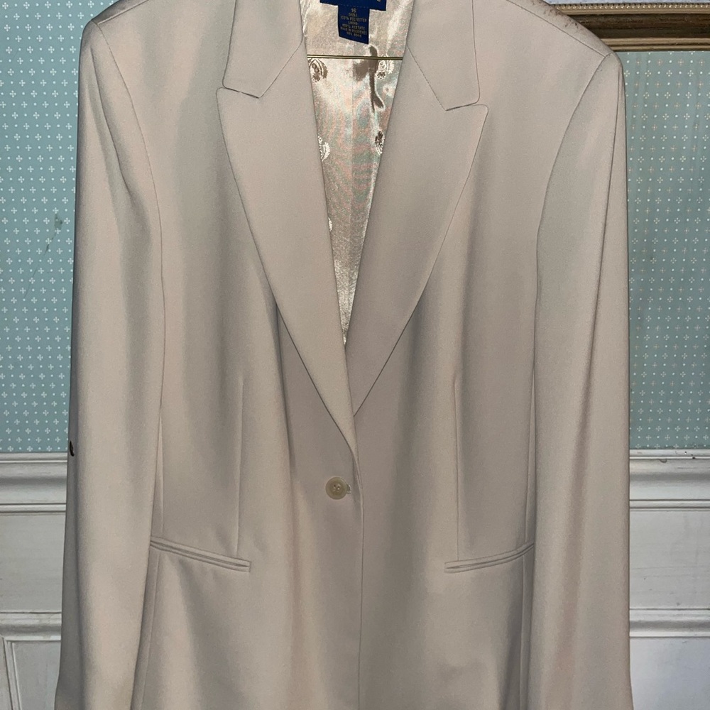 Charter Club Cream Blazer